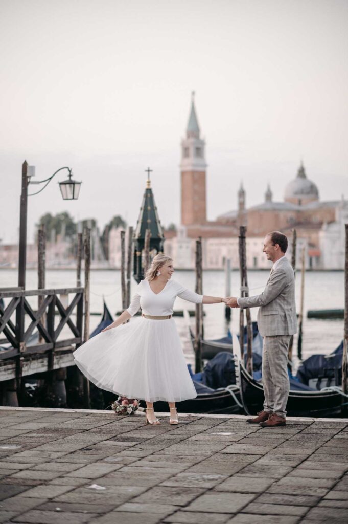 Hochzeitsfotos in Venedig
