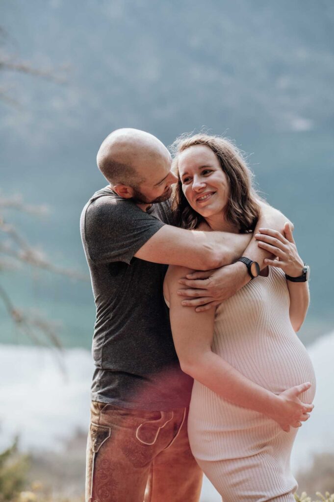 Babybauchfotos am Almsee