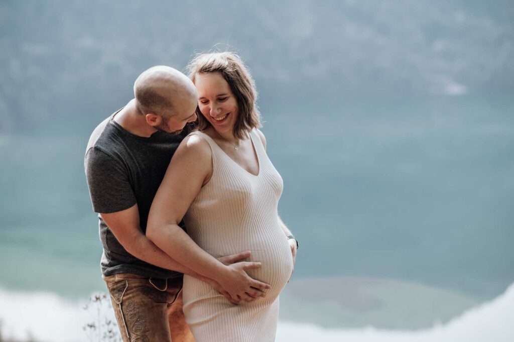Babybauchfotos am Almsee