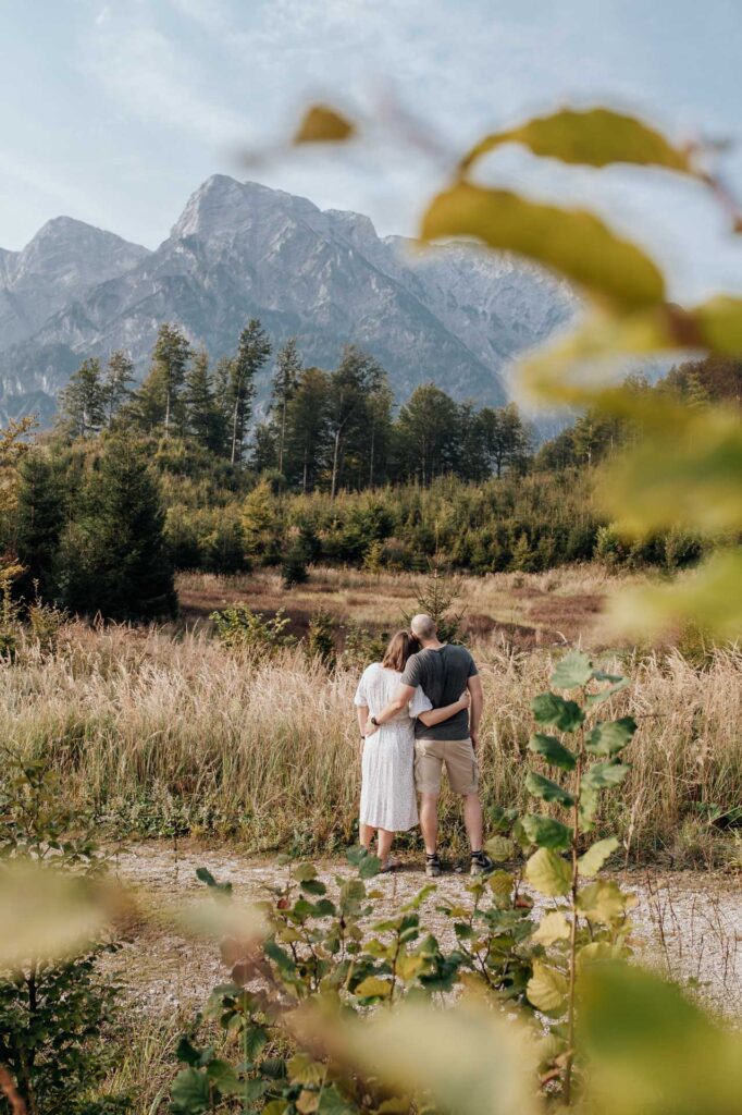 Babybauchfotos am Berg