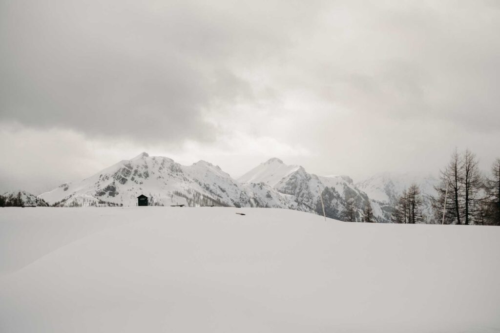 Babybauchfotos im Winter