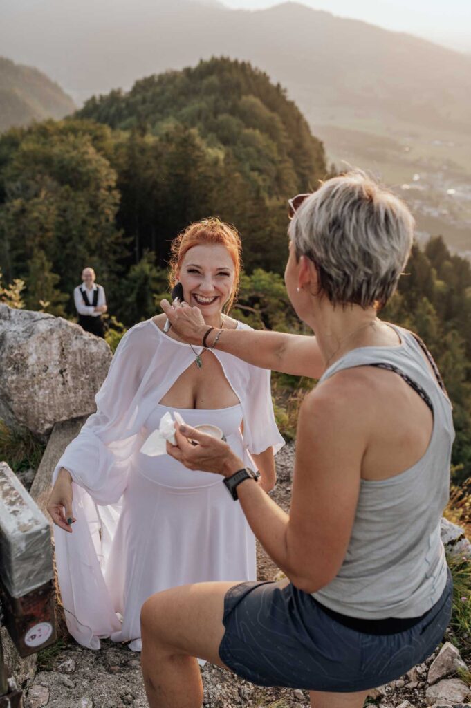 Hochzeitsfotos in den Bergen