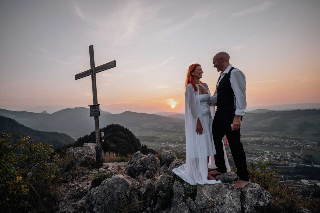 Eheversprechen am Berg