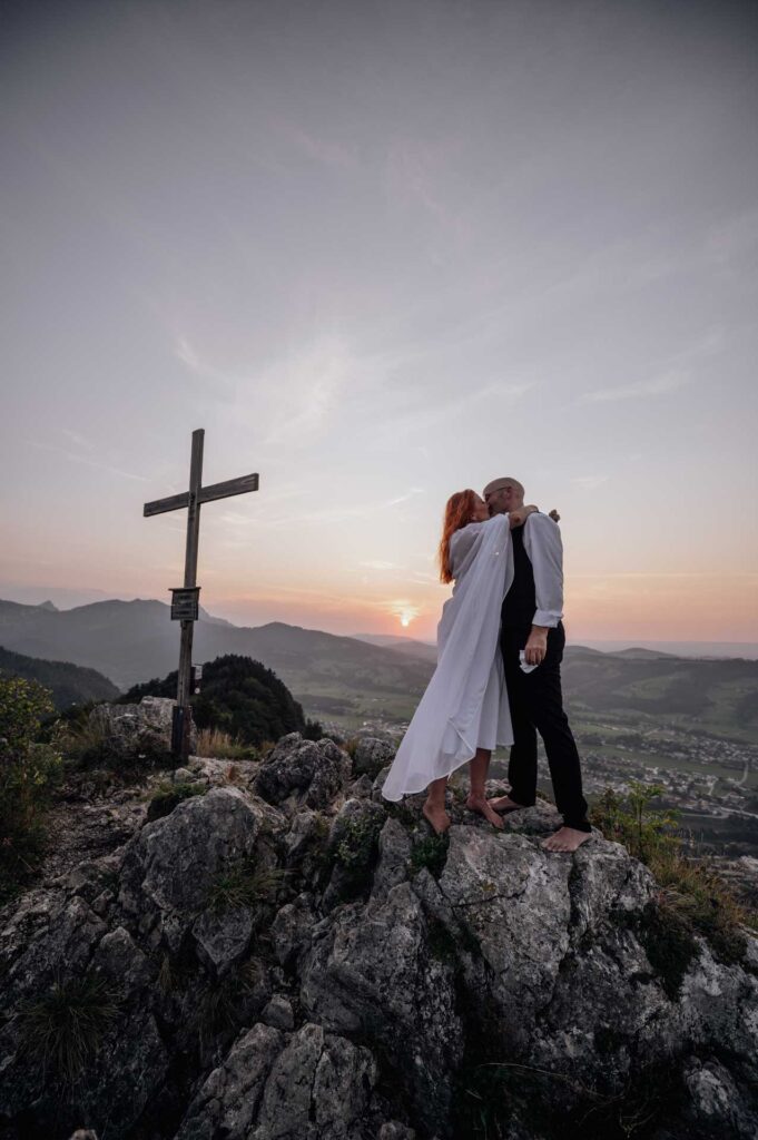 Eheversprechen am Berg