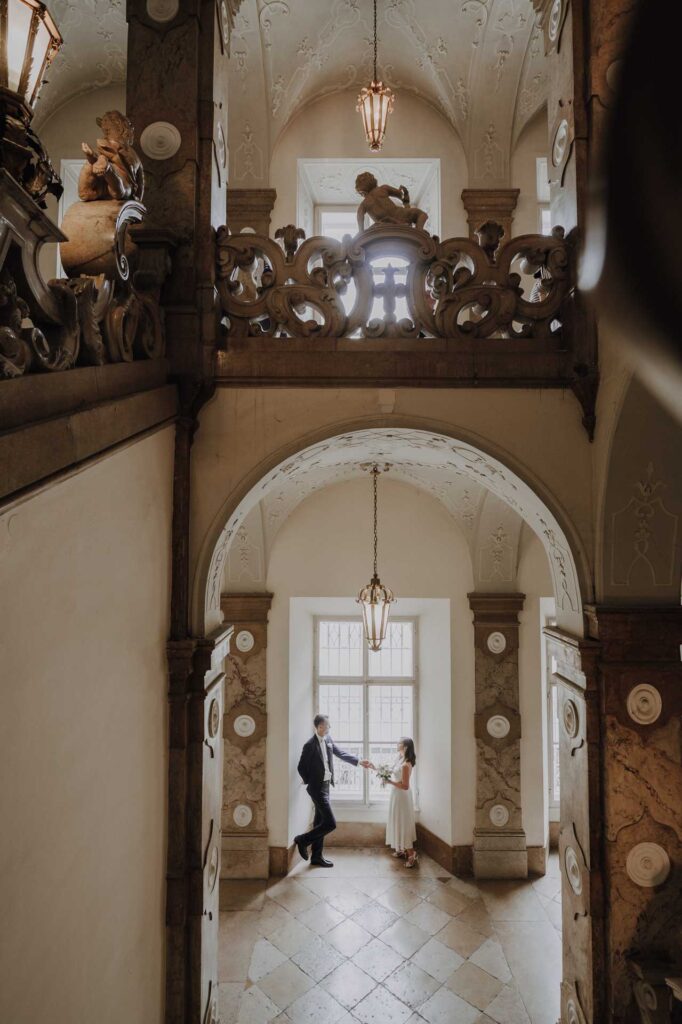 Hochzeit im Schloss Mirabell