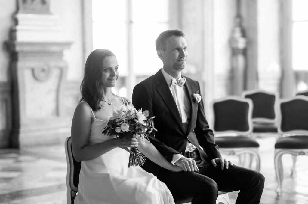 Heiraten zu zweit im Schloss Mirabell