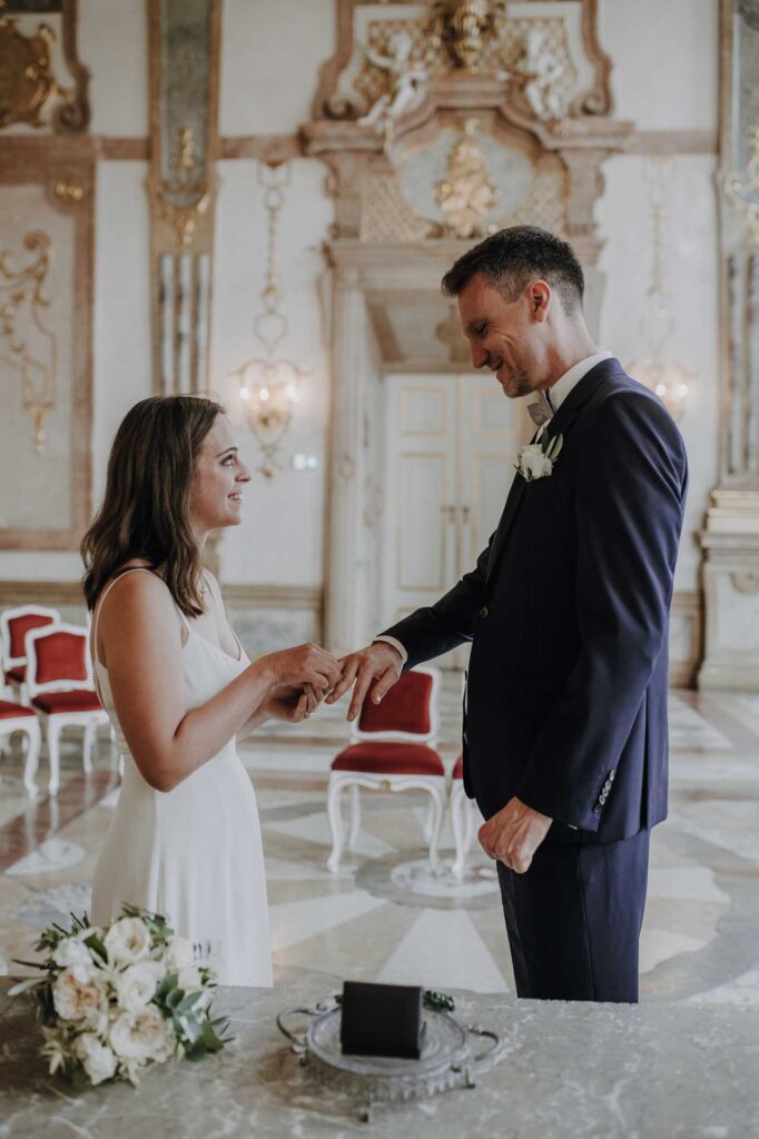 Heiraten zu zweit im Schloss Mirabell