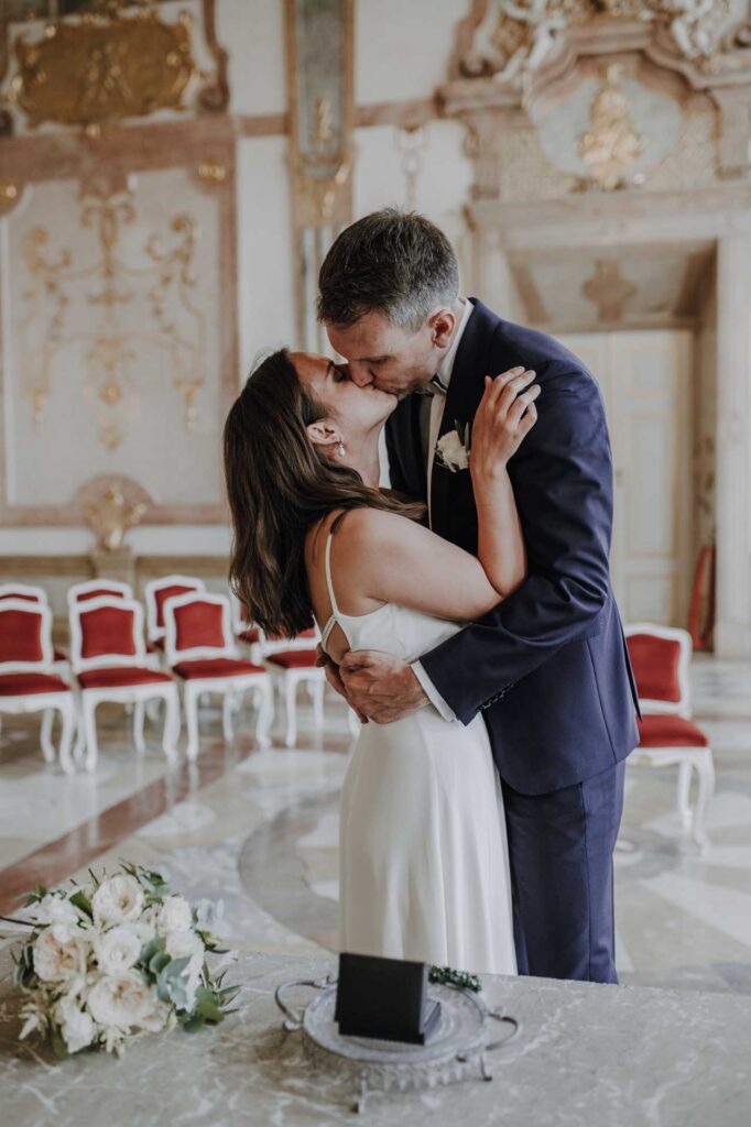 Heiraten zu zweit im Schloss Mirabell