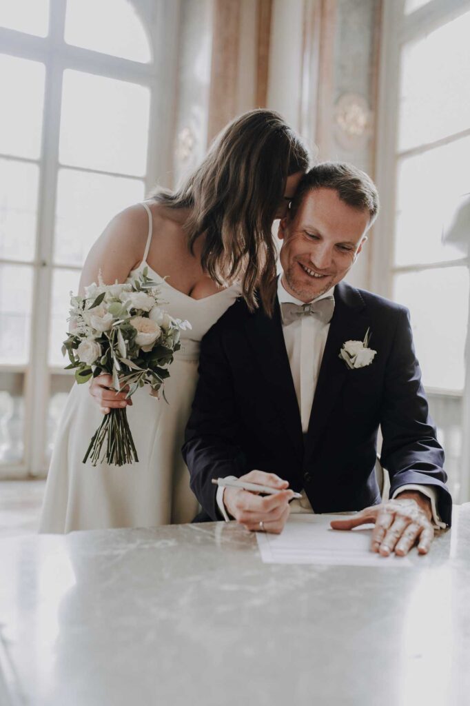 Heiraten zu zweit im Schloss Mirabell