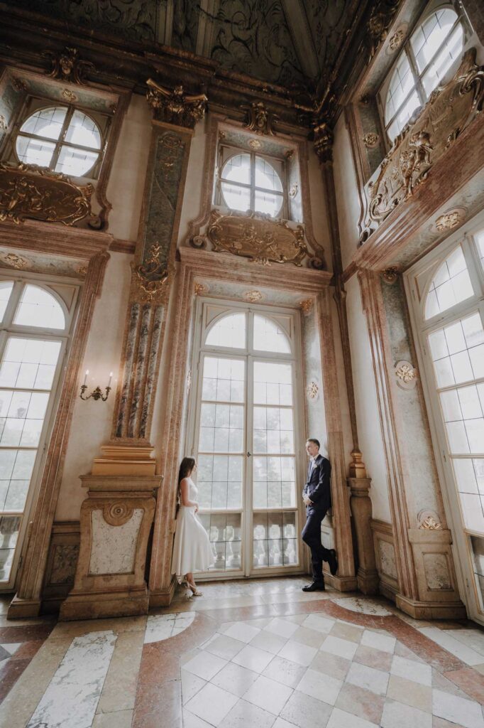Hochzeit zu zweit im Schloss Mirabell