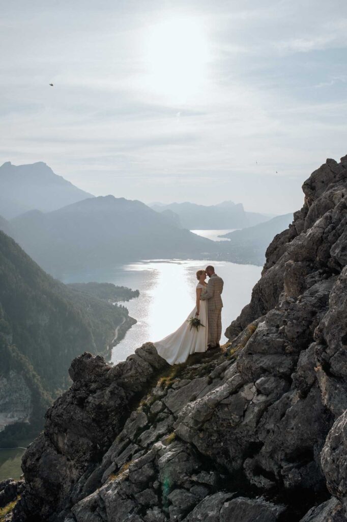 Hochzeitsfotos am Berg am Attersee