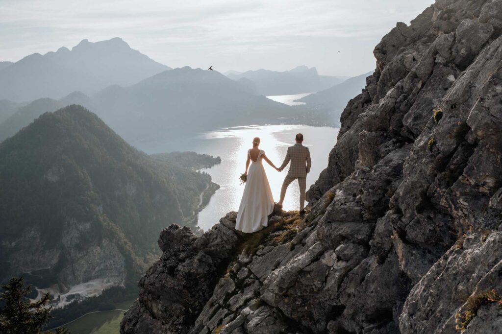 Hochzeitsfotos am Berg am Attersee
