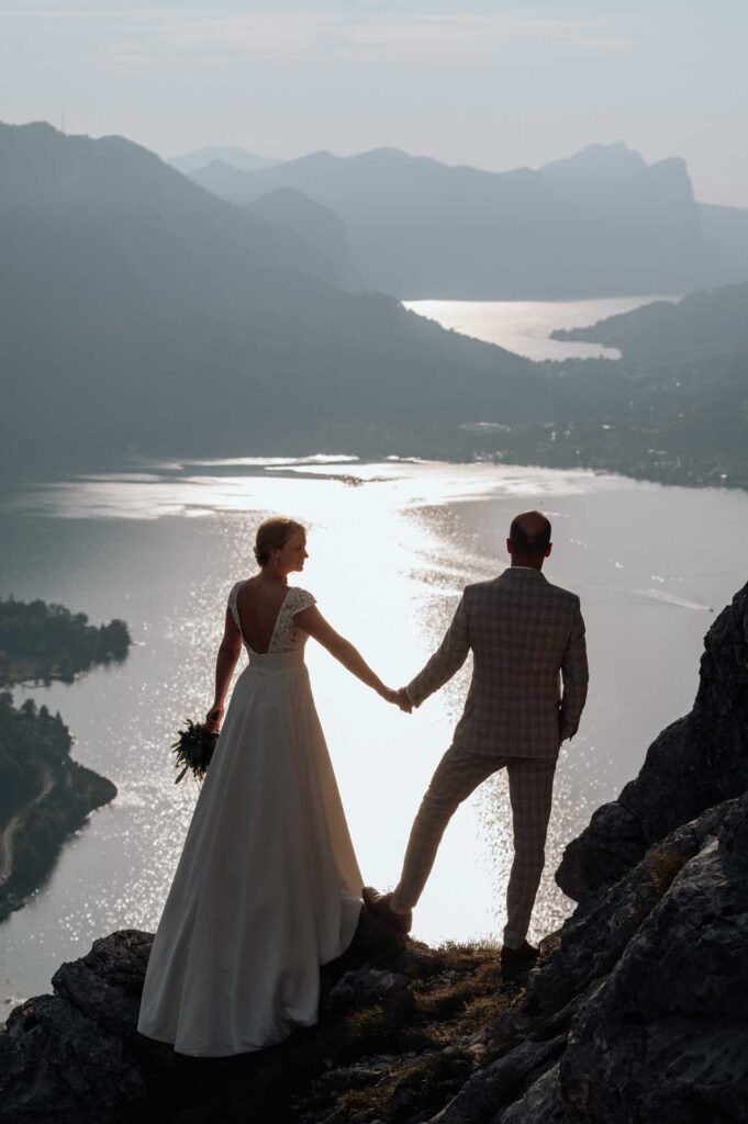 Hochzeitsfotos am Berg am Attersee
