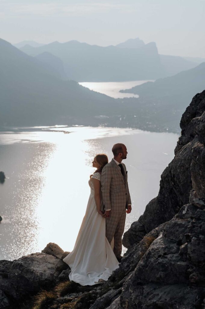 Hochzeitsfotos am Berg am Attersee