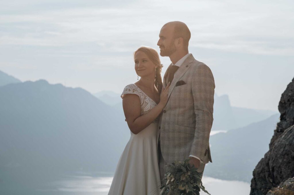 Hochzeitsfotos am Berg am Attersee