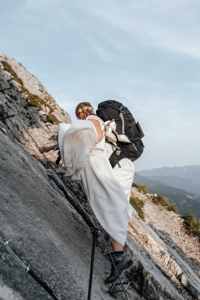 Afterwedding Shooting am Berg in Österreich