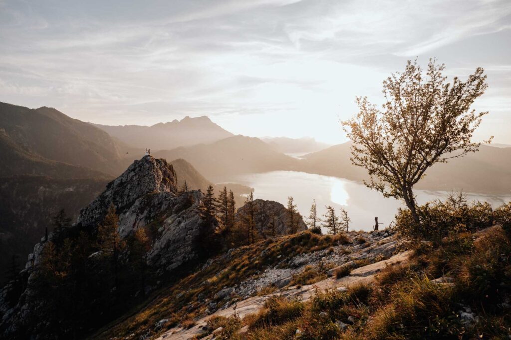 Afterwedding Shooting am Berg in Österreich
