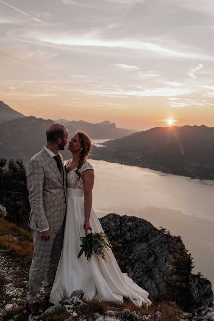 Afterwedding Shooting am Berg in Österreich