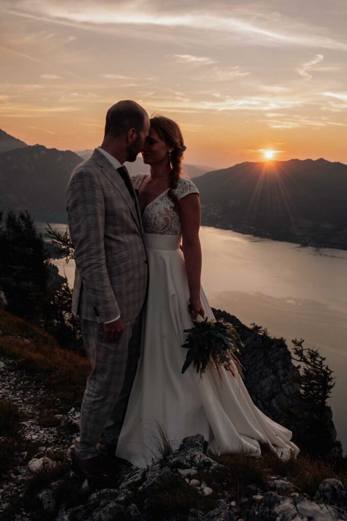 Afterwedding Shooting am Berg in Österreich