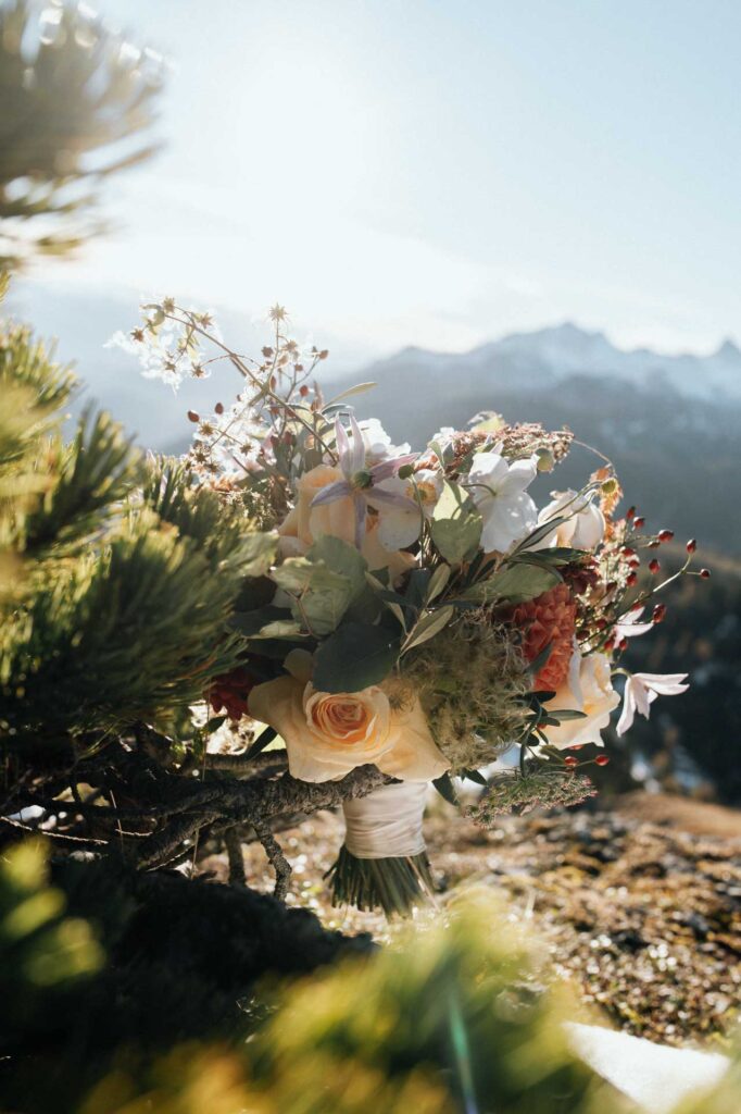 Afterwedding Shooting in den Bergen