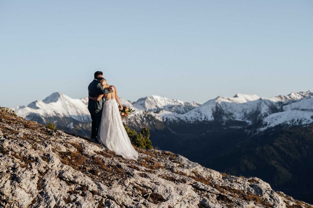 Afterwedding Shooting in den Bergen