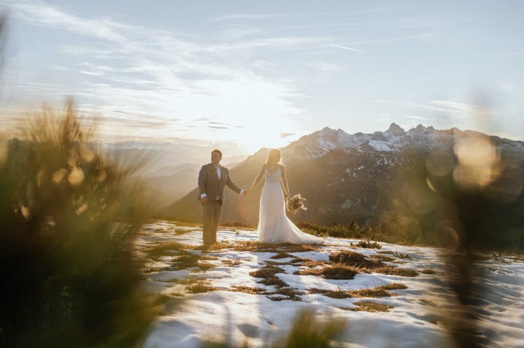 Afterwedding Shooting am Berg