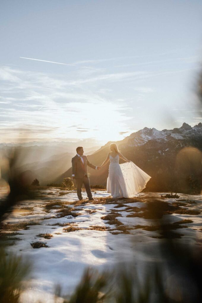 Afterwedding Shooting am Berg