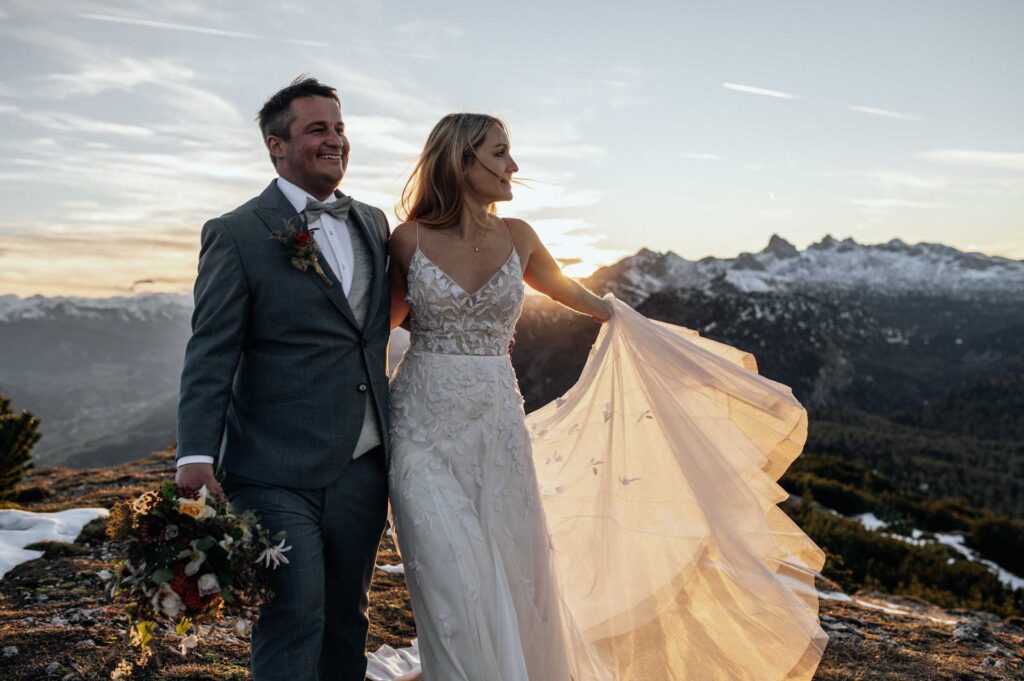 Afterwedding Shooting am Berg