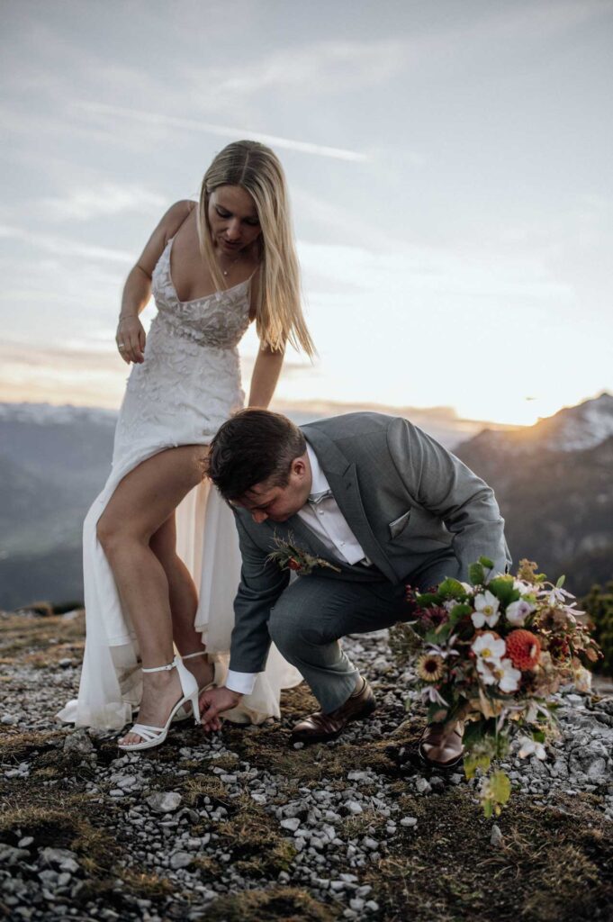 Afterwedding Shooting am Berg