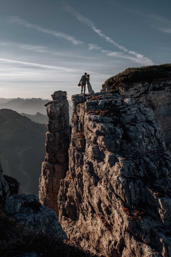 Hochzeitsfotos am Berg in Altaussee