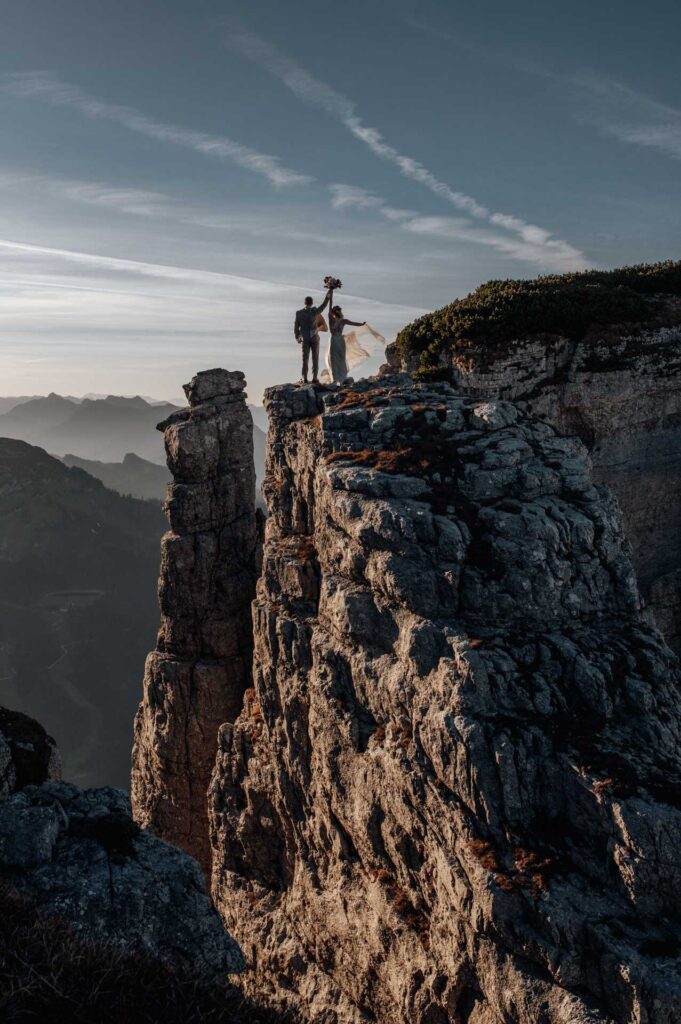 Hochzeitsfotos am Berg in Altaussee