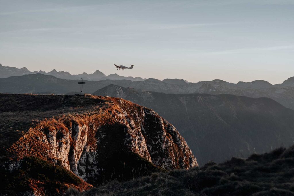 Afterwedding Fotos am Berg in Altaussee