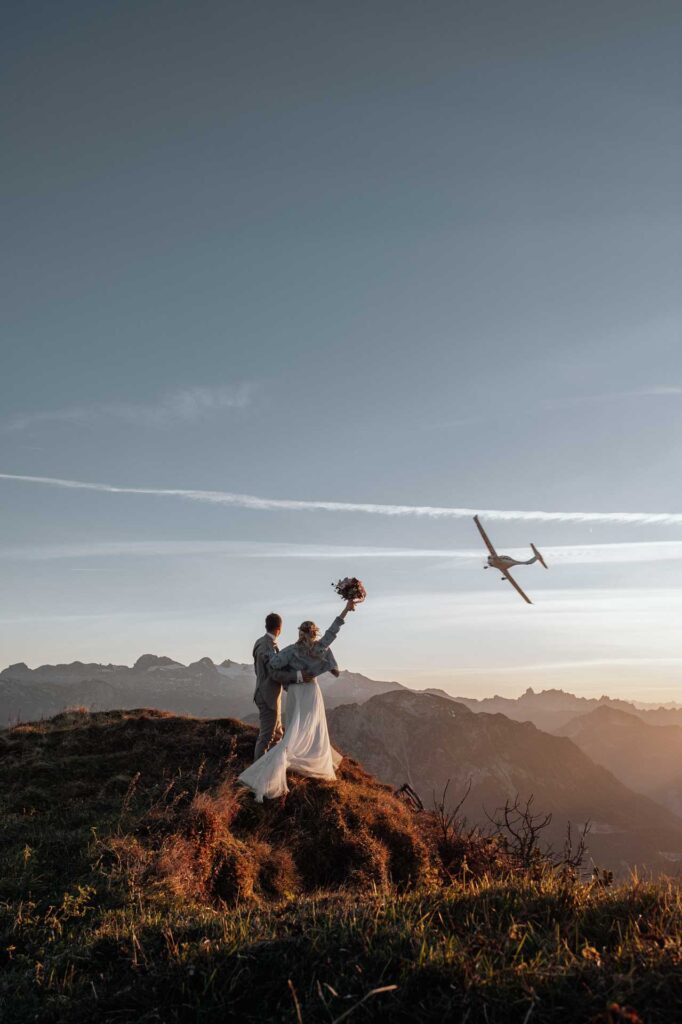 Afterwedding Shooting am Berg in Altaussee