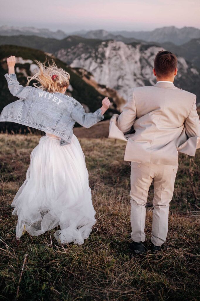 Afterwedding Shooting am Berg in Altaussee