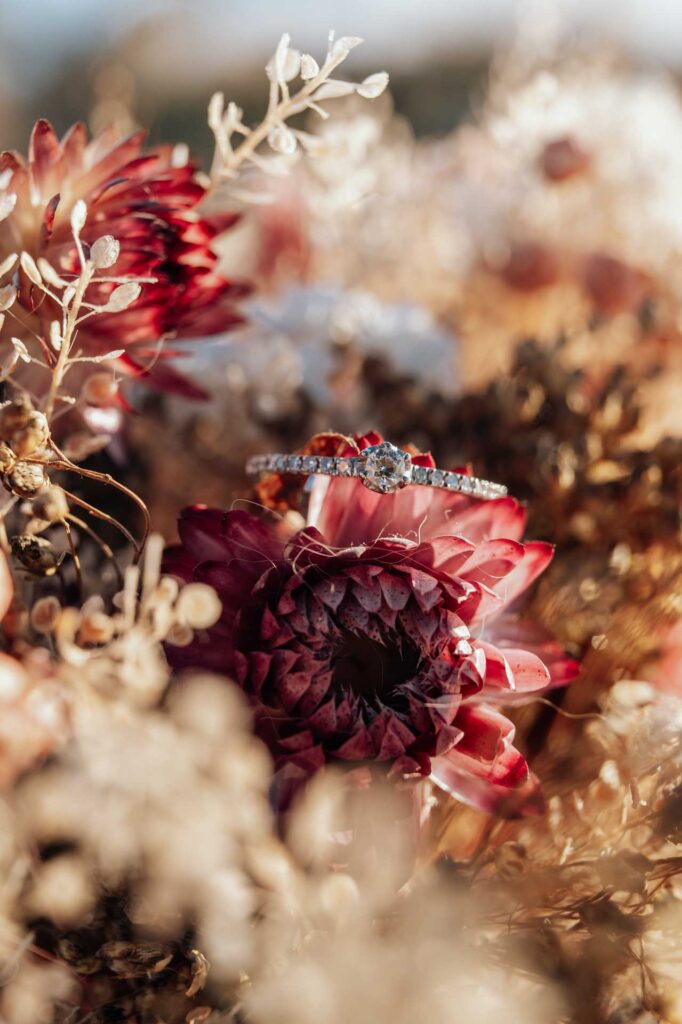 Verlobungsfotos am Berg in Österreich