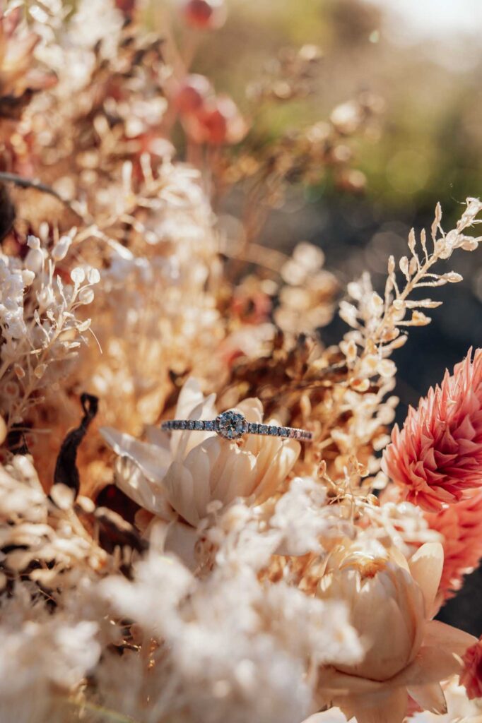 Verlobungsfotos am Berg in Österreich