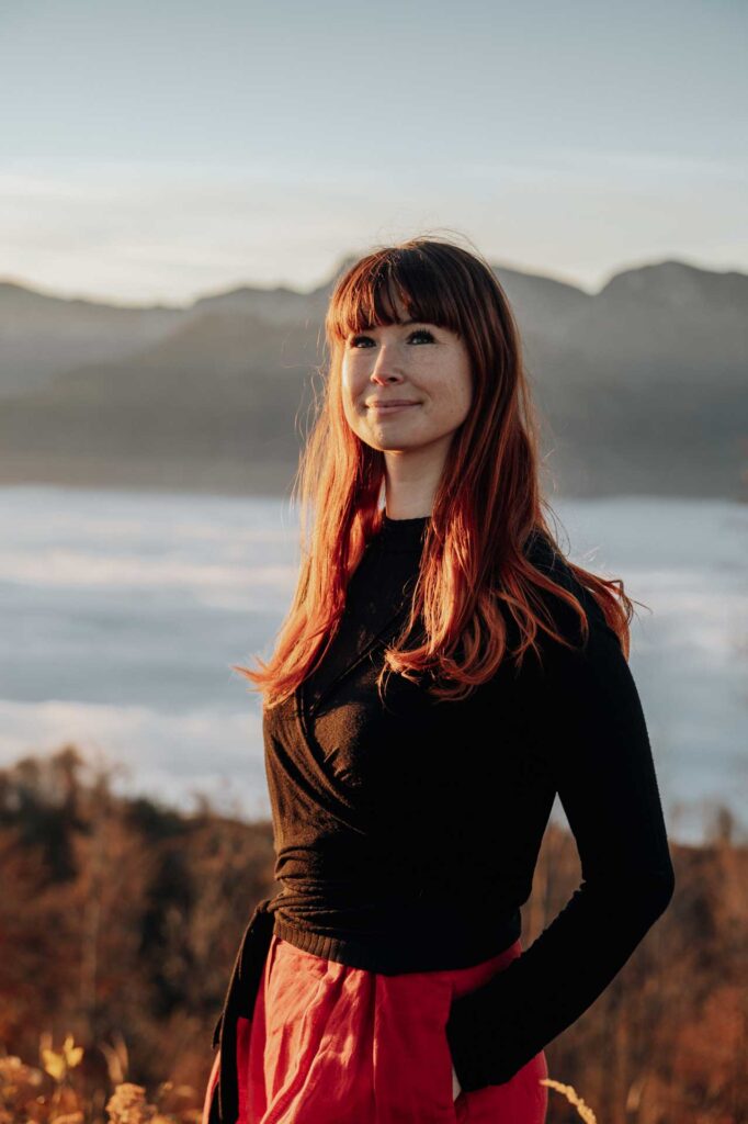 Paarfotos am Berg in Österreich