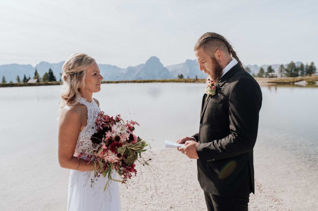 Freie Trauung am Berg in Hinterstoder