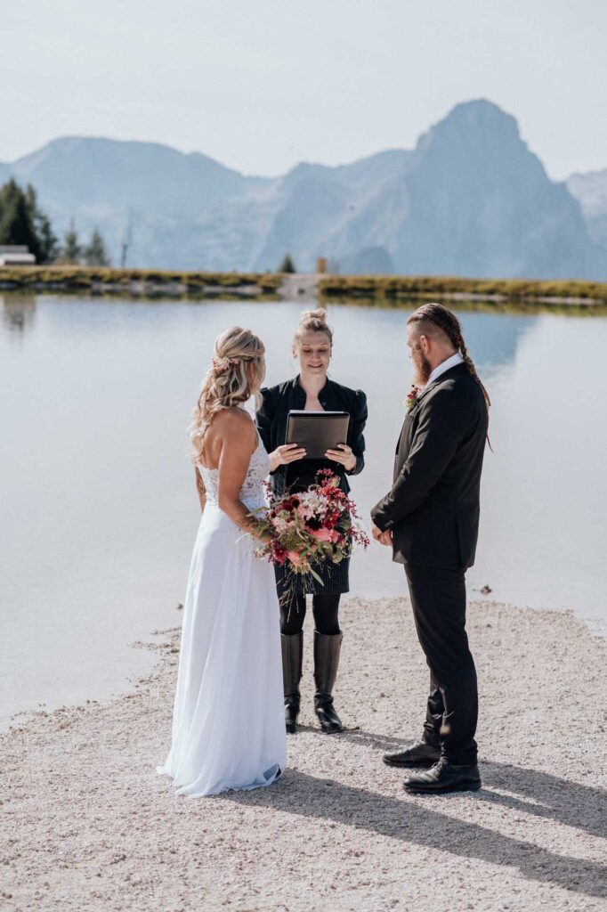 Elopement zu zweit am Berg in Hinterstoder