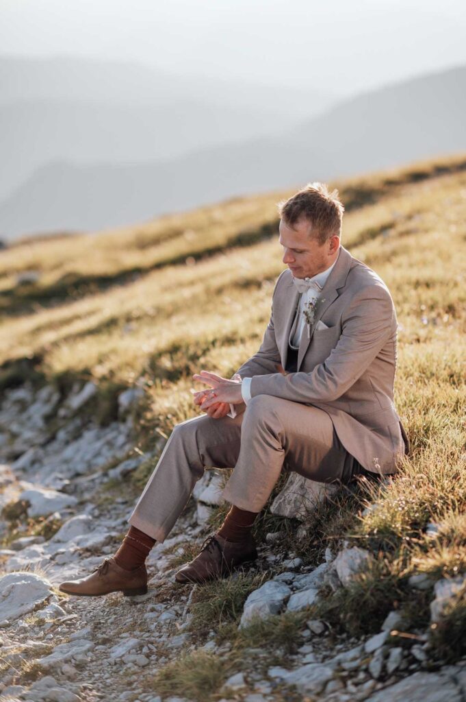 Freie Trauung am Berg zu dritt